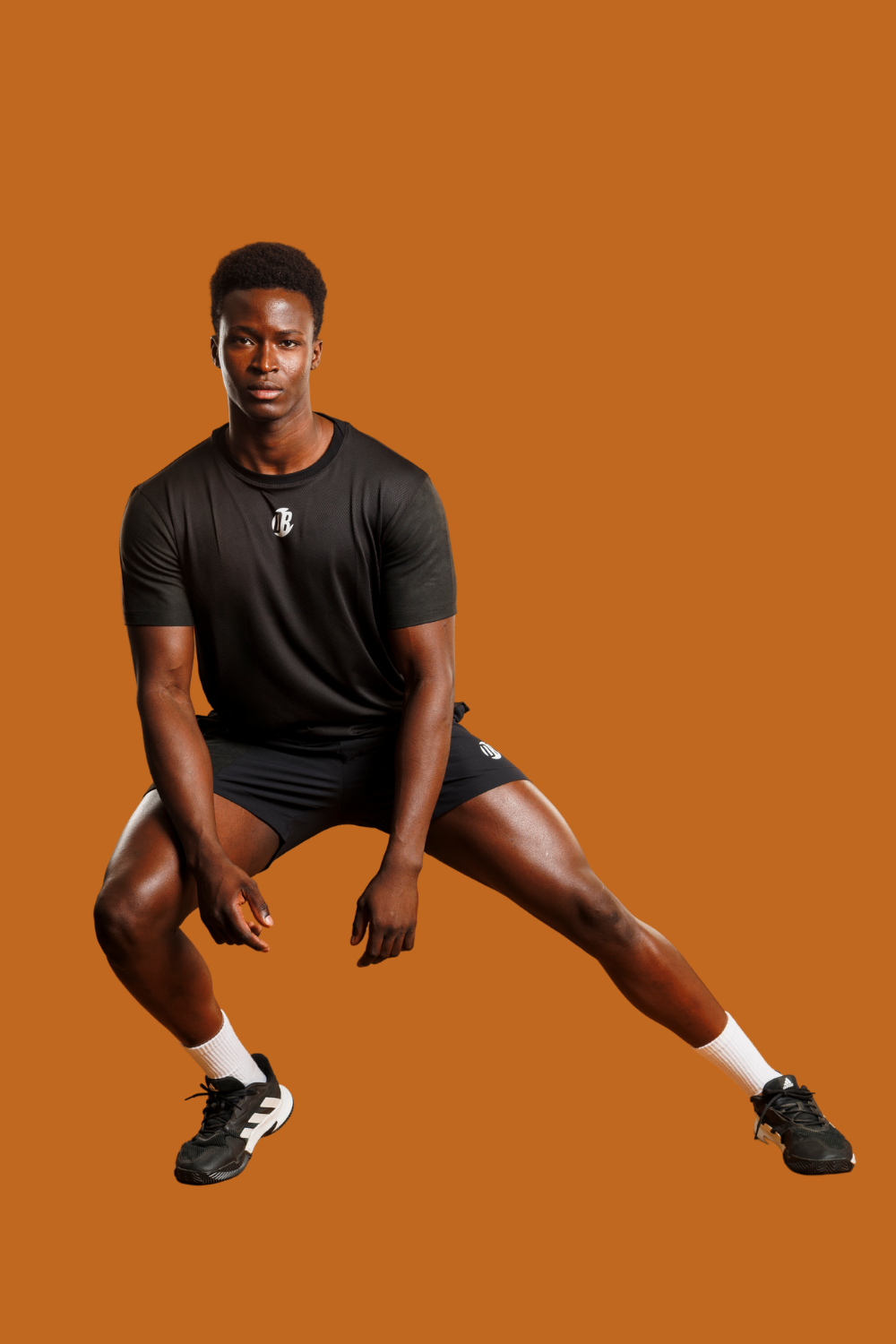 Klassisk svart Dryplay T-skjorte