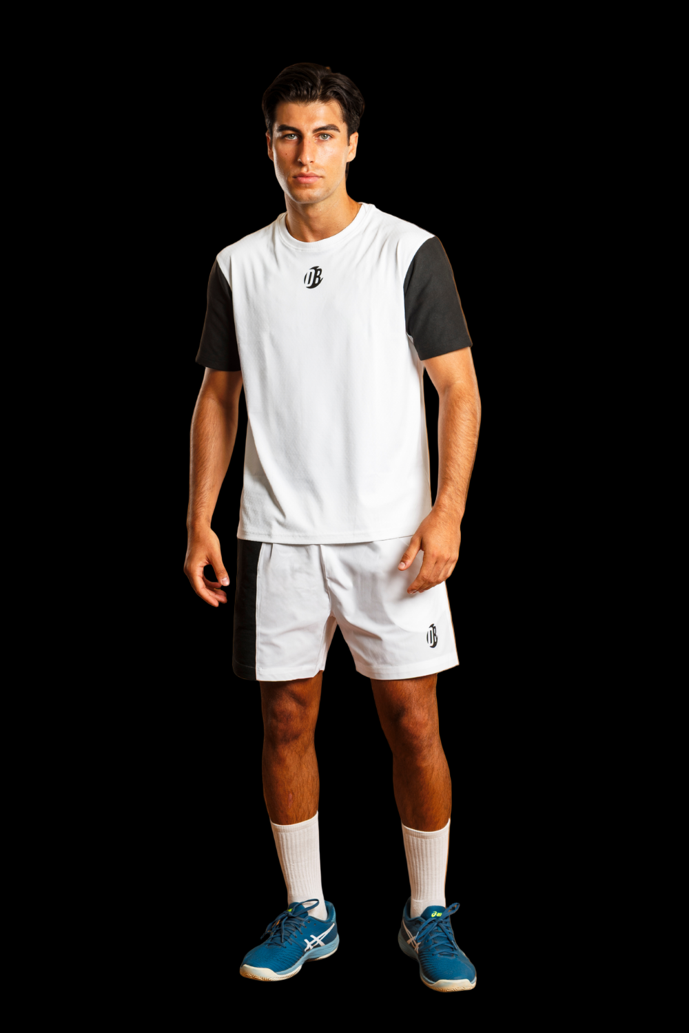 Klassisk hvit Dryplay T-skjorte