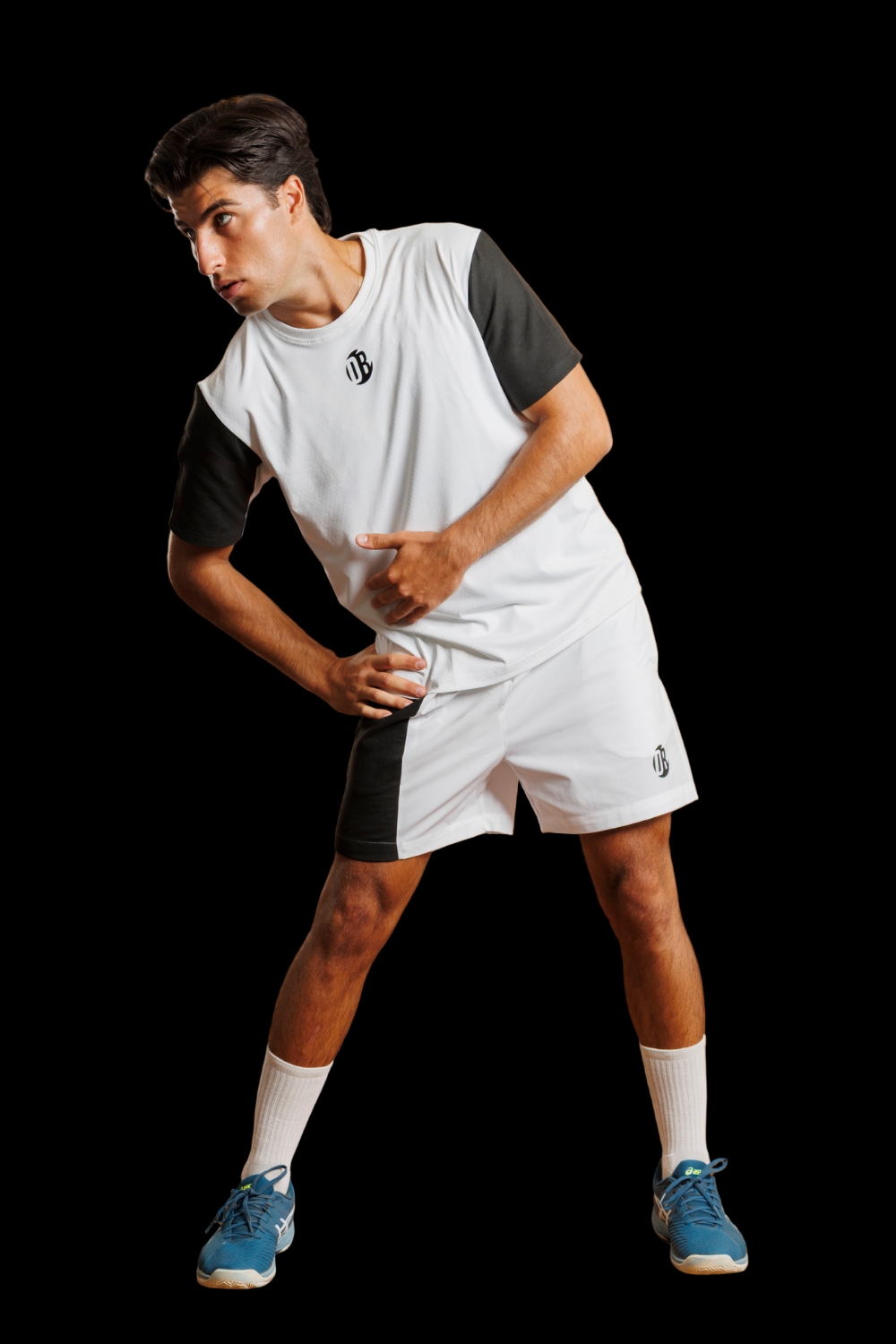 Klassisk hvit Dryplay T-skjorte