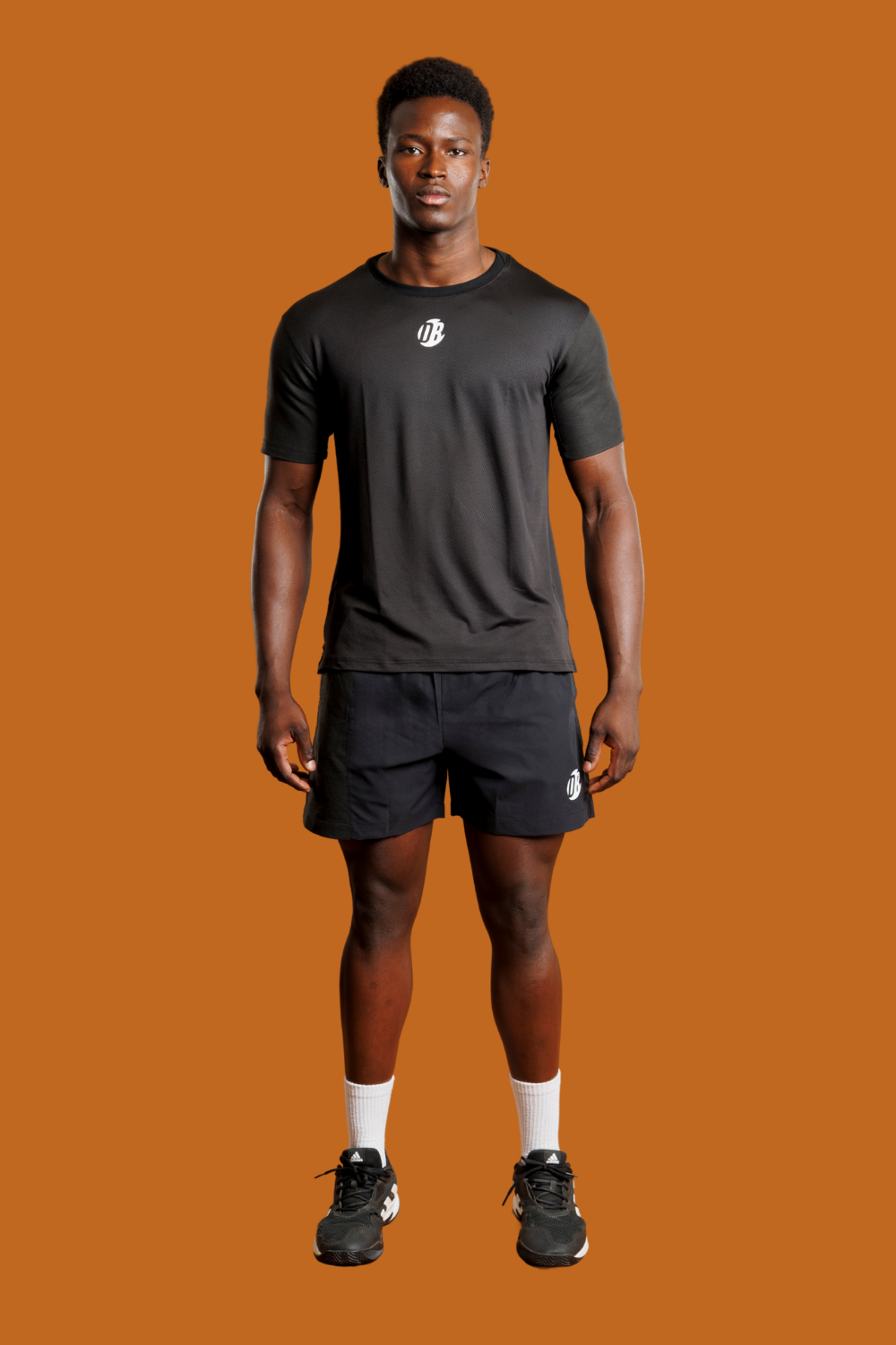 Klassisk svart Dryplay T-skjorte